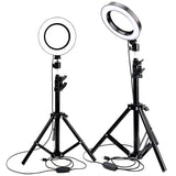 LED Ring Light Photo Studio Camera Light Photography Dimmable Video light for Youtube Makeup Selfie with Tripod Phone Holder