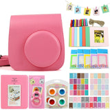 5 Color Camera Accssories Set for Fujifilm Instax Mini 9 8 7 Instant Film Camera, Including Carry Bag/Photo Album/Stickers/Lens