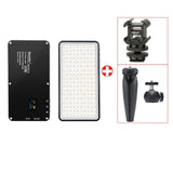 Manbily MFL-06 Mini Portable Photography Lighting Ultral Thin 4500mAh LED Video Light 180 LEDs Fill Light High CRI>96 for Camera