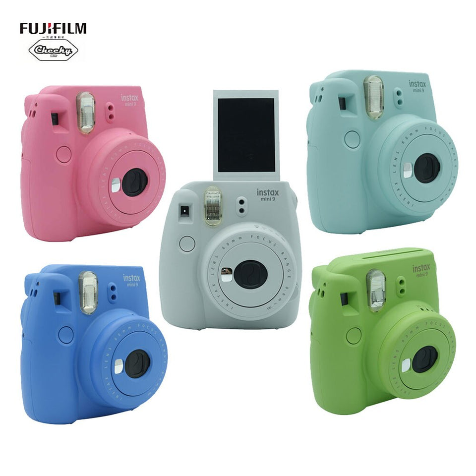 Original Fujifilm Fuji Instax Mini 9 Camera Instant Film Photo Camera Fujifilm Instax Mini 8/9 Films Camera 50 Sheets Film Gift