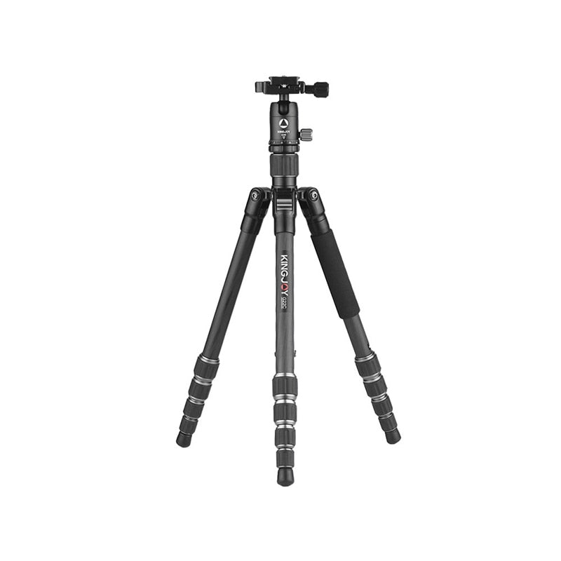 Kingjoy G22C+G00 Portable Travel Camera Tripod Monopod With 360 Degree Ball Head 5-Section For Canon Sony Nikon Dslr Ildc Came