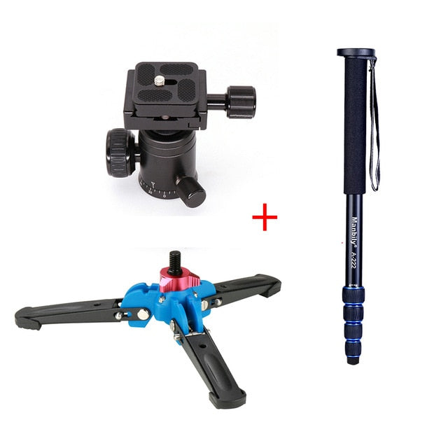 Ulanzi Professional Aluminium Camera Tripod 65inch 5 Sections Manbily Video Monopod for Canon Nikon DSLR Gopro 6 Action Camera