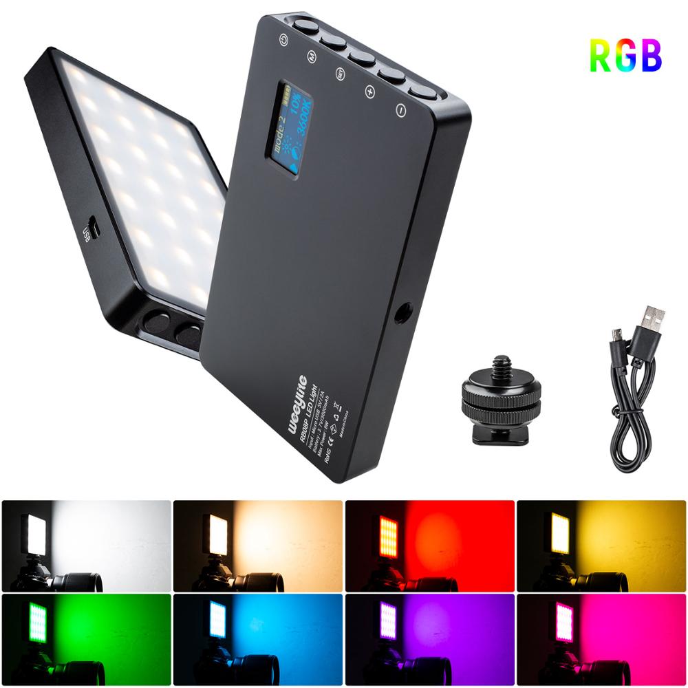 VILTROX Weeylife RB08P Mini Video LED Light RGB 2500-8500K Portable Fill Light Built-in Battery for Phone Camera Shooting Studio