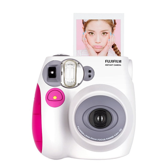 Fujifilm Instax Mini 7s Instant Film Photo Camera Blue Pink Black Free Shipping, Accept Fuji Fujifilm Instax Mini Films